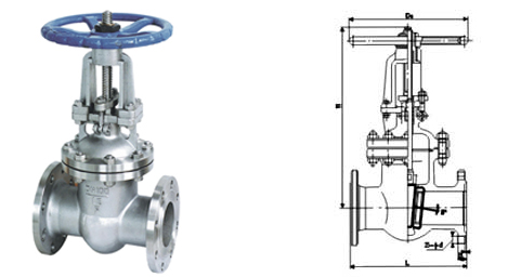 Z41W不銹鋼美標閘閥