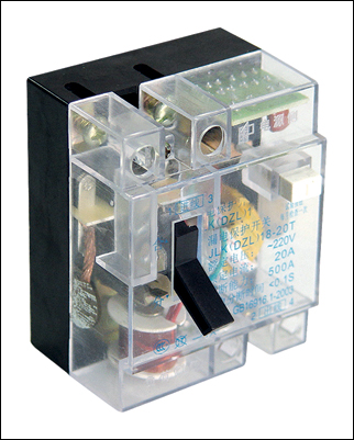 DZL18-20透明蓋漏電斷路器